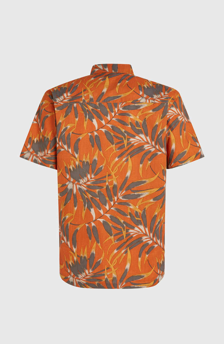 Chemise Print | Orange Dipped Leaves