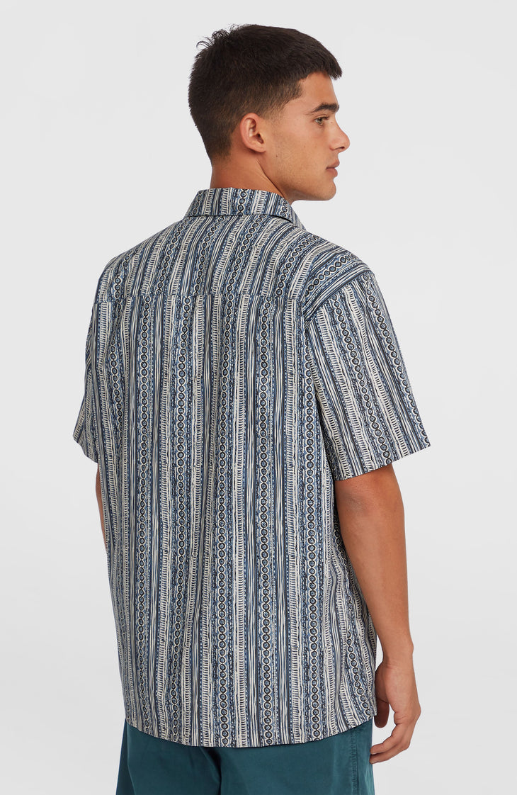 Chemise Print | Blue Pressed Lines