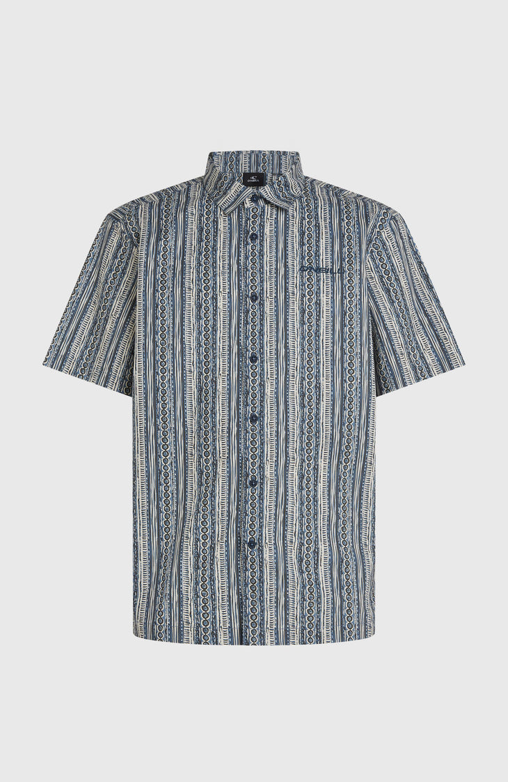 Chemise Print | Blue Pressed Lines
