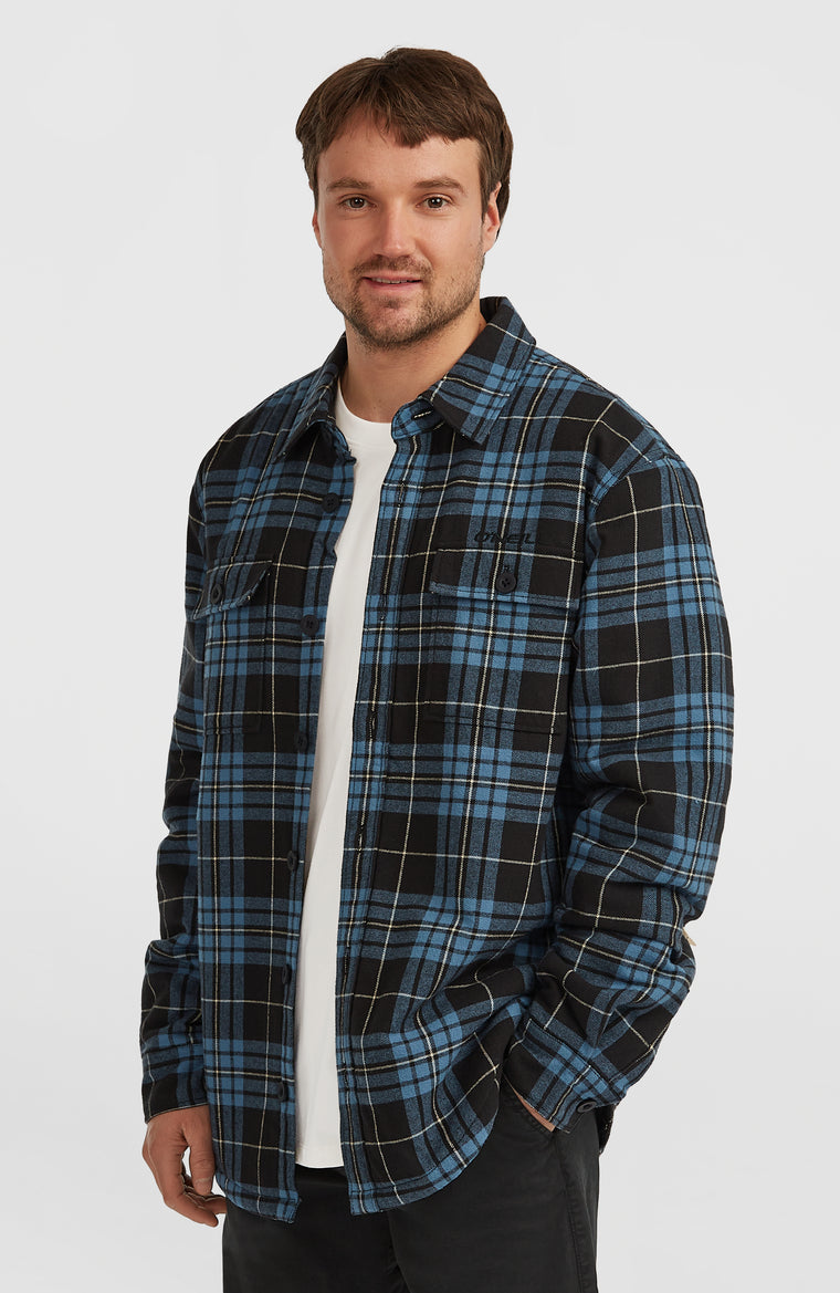 Chemise Must-Have doublée en polaire | Blue Flannel Check Chemise Must-Have doublée en polaire | Blue Flannel Check