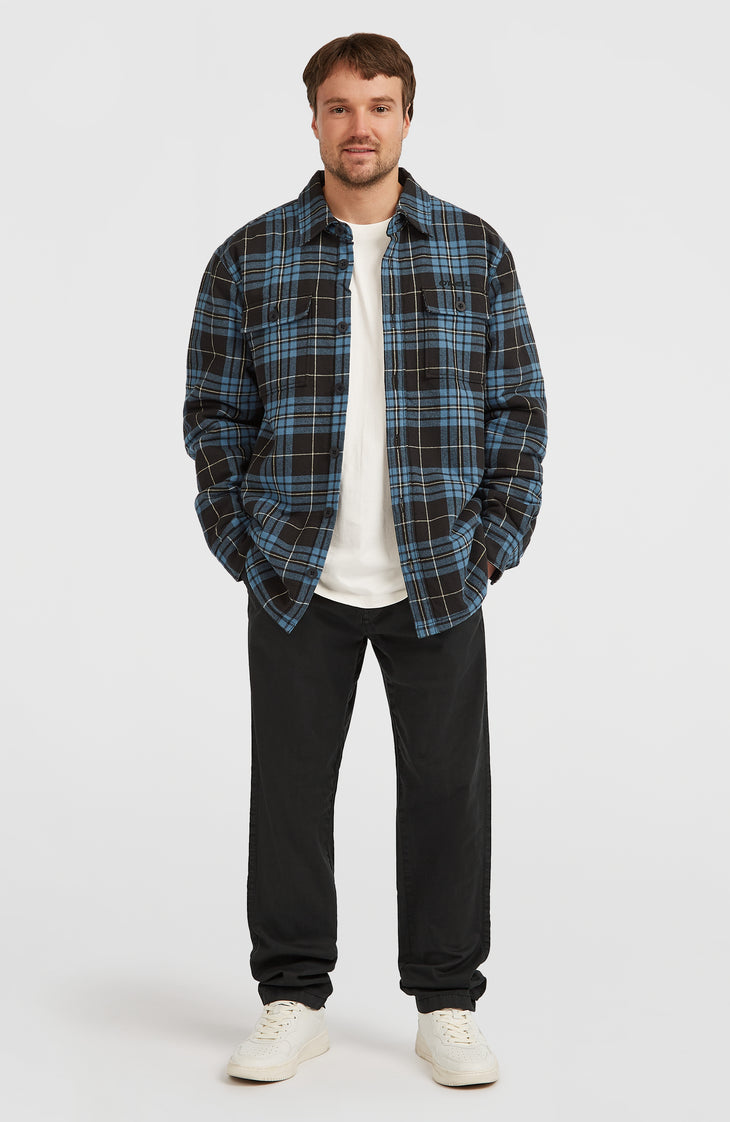 Chemise Must-Have doublée en polaire | Blue Flannel Check