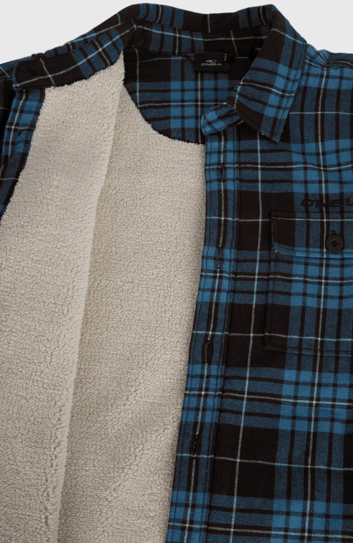 Chemise Must-Have doublée en polaire | Blue Flannel Check