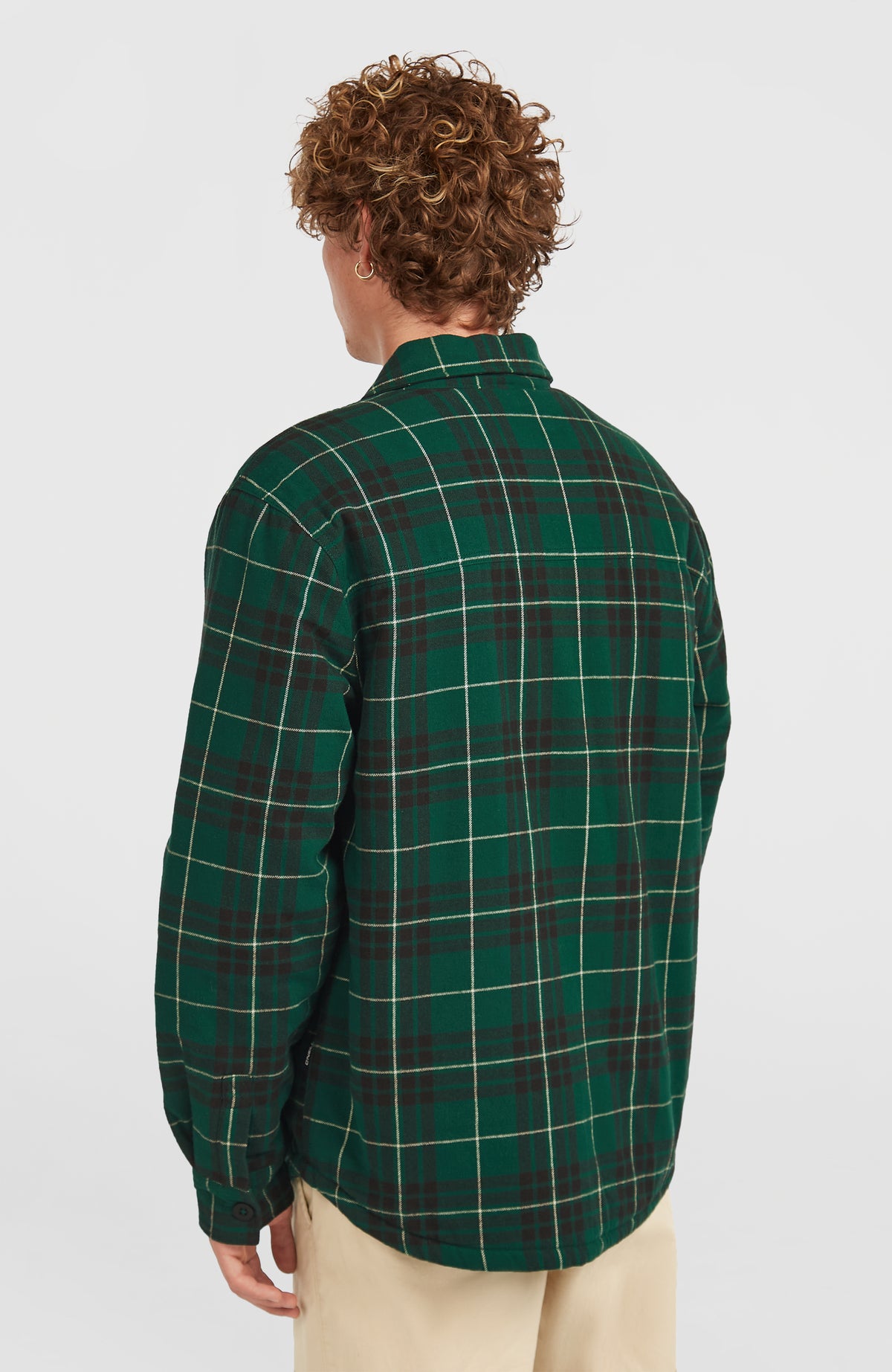 Chemise Must-Have doublée en polaire | Green Flannel Check