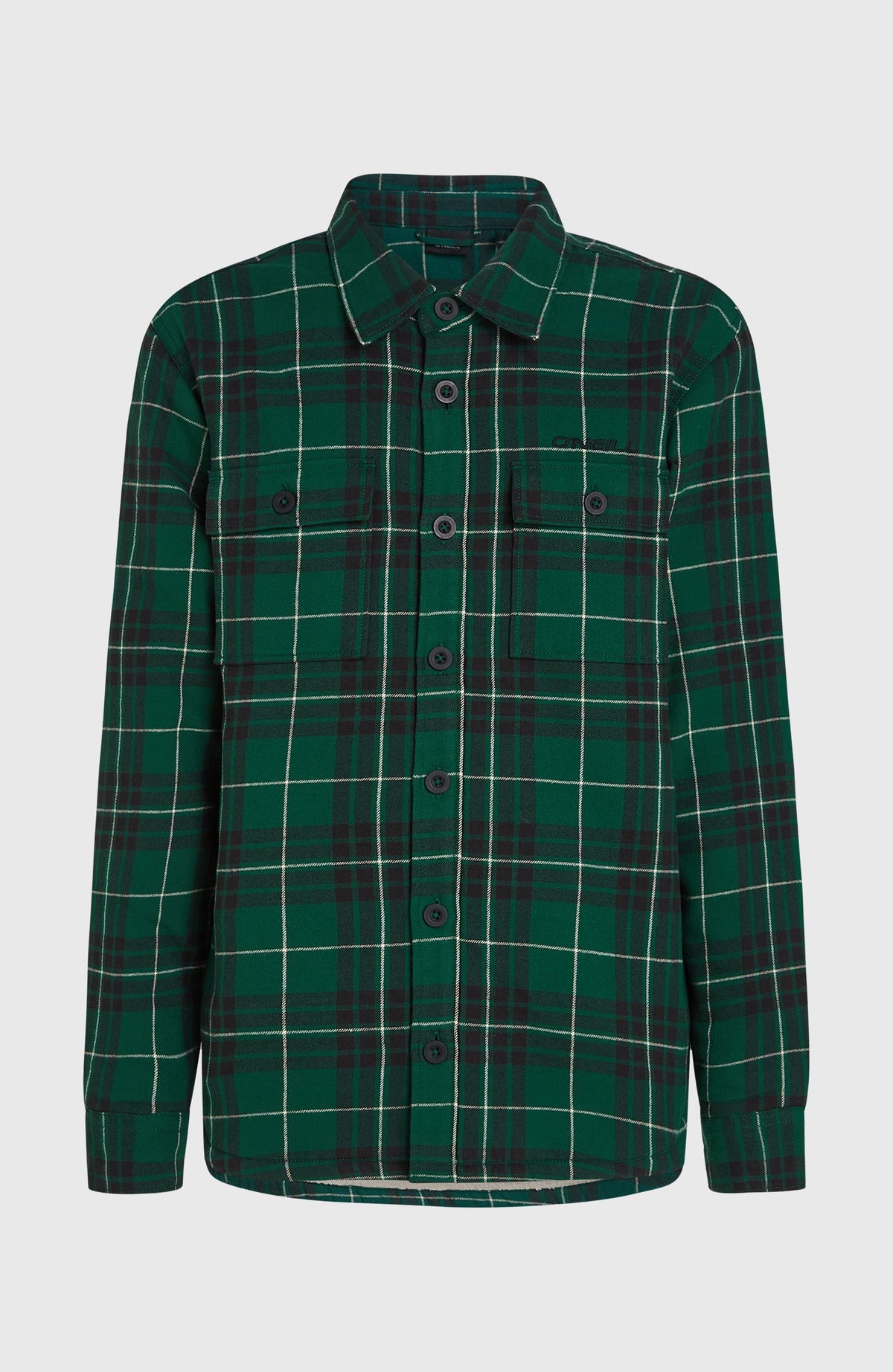 Chemise Must-Have doublée en polaire | Green Flannel Check