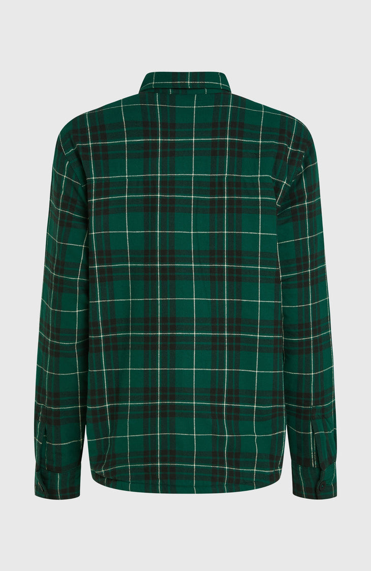 Chemise Must-Have doublée en polaire | Green Flannel Check