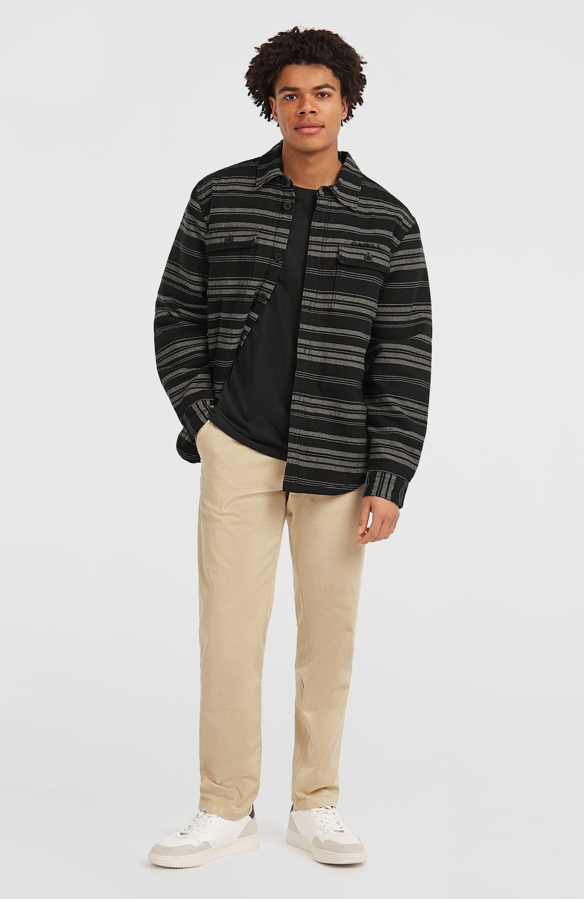 Chemise Must-Have doublée en polaire | Black Bavaro