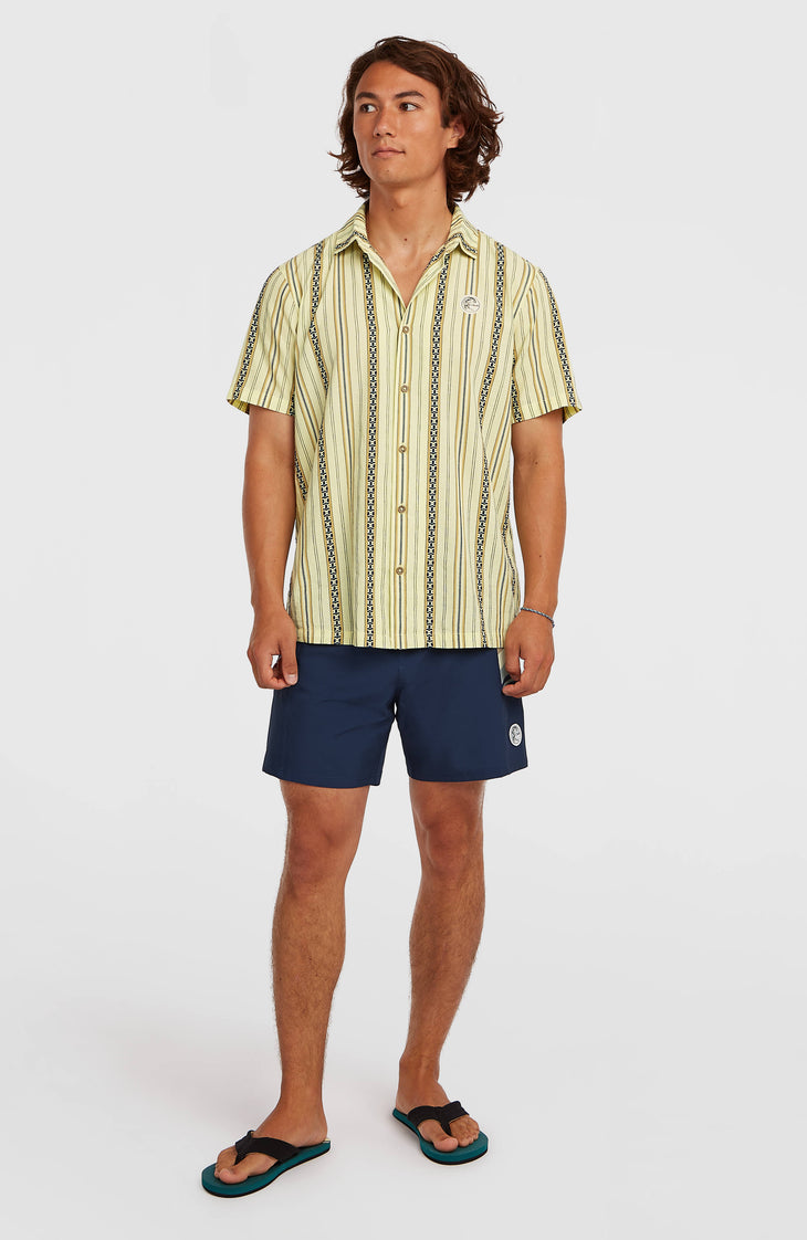 Chemise jacquard O'Riginals | Yellow Originals Jstripe