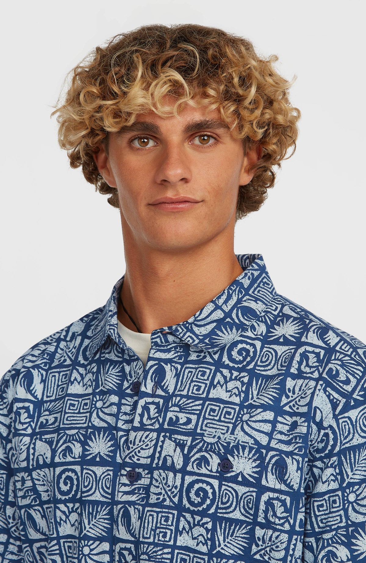Chemise O'Neill Print | Dark Blue Bricks