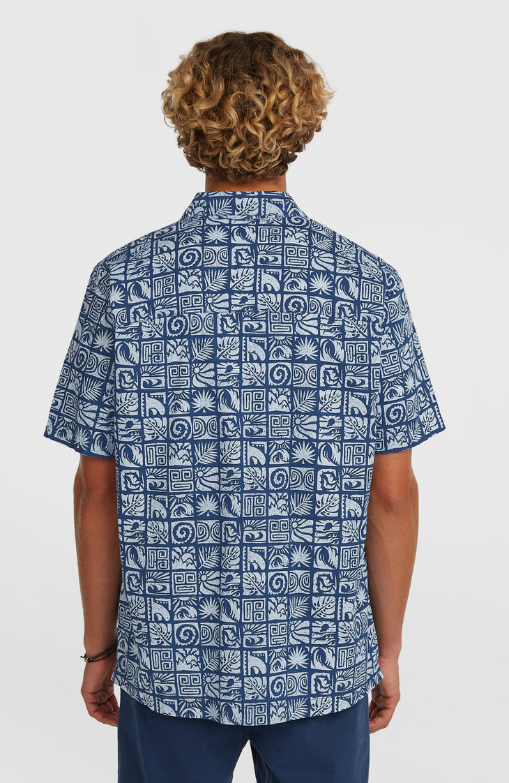 Chemise O'Neill Print | Dark Blue Bricks