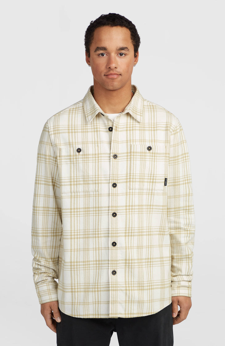 Chemise Must-Have en flanelle | Beige Big Check Plaid
