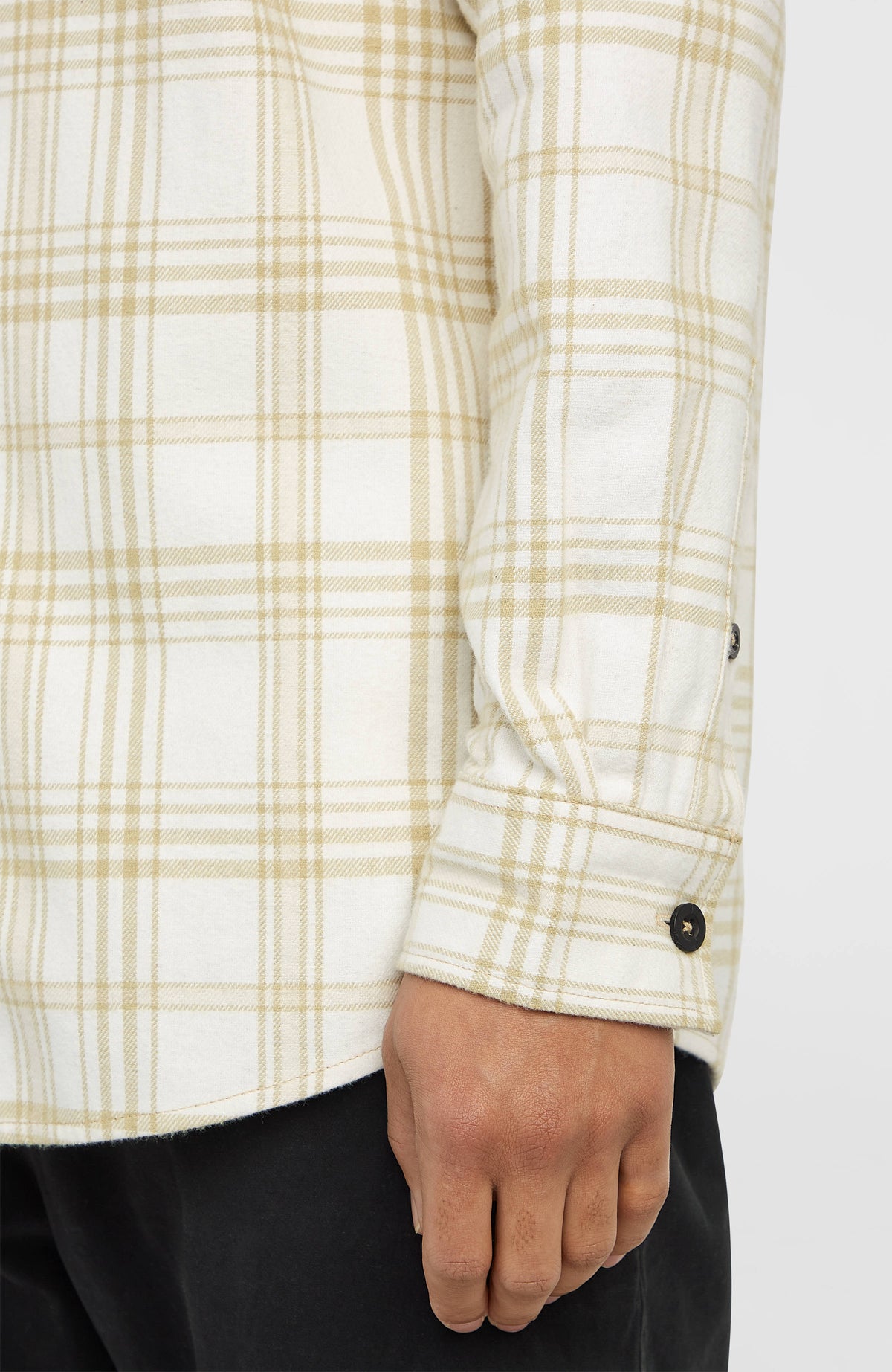 Chemise Must-Have en flanelle | Beige Big Check Plaid
