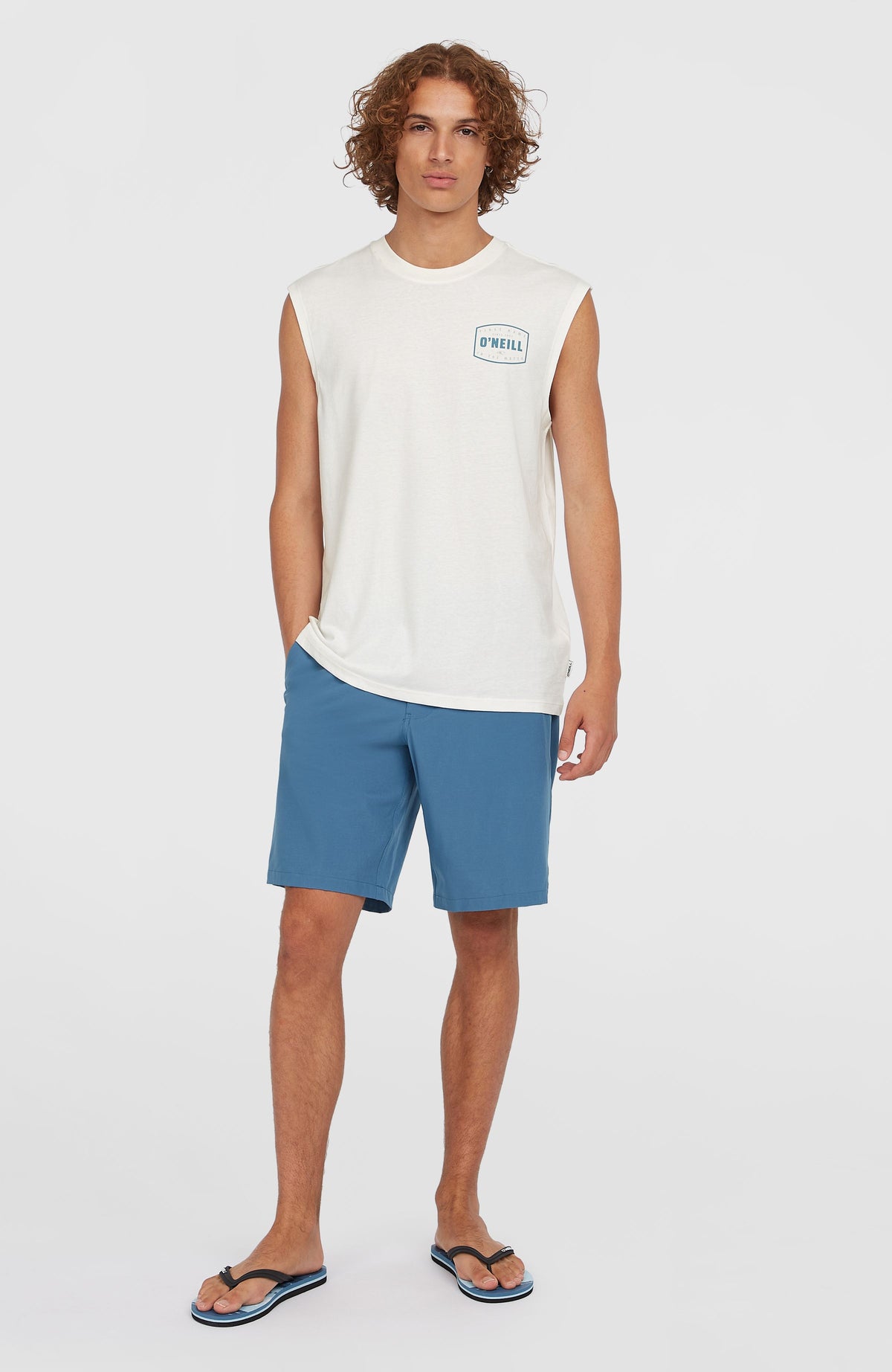 Short chino Hybrid 19 | Copen Blue