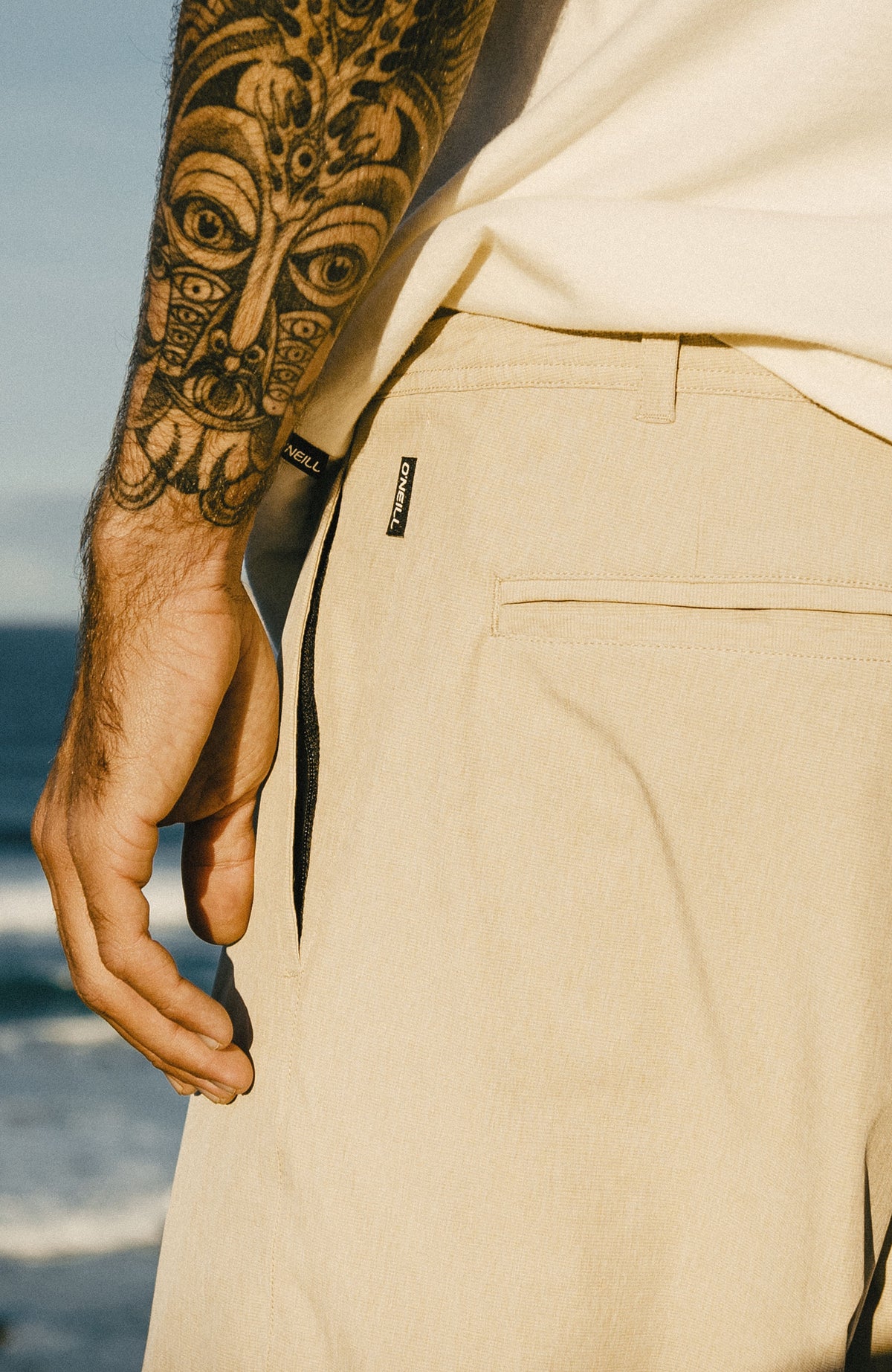 Shorts Hybrid 19'' Melange | Cocoa Sand