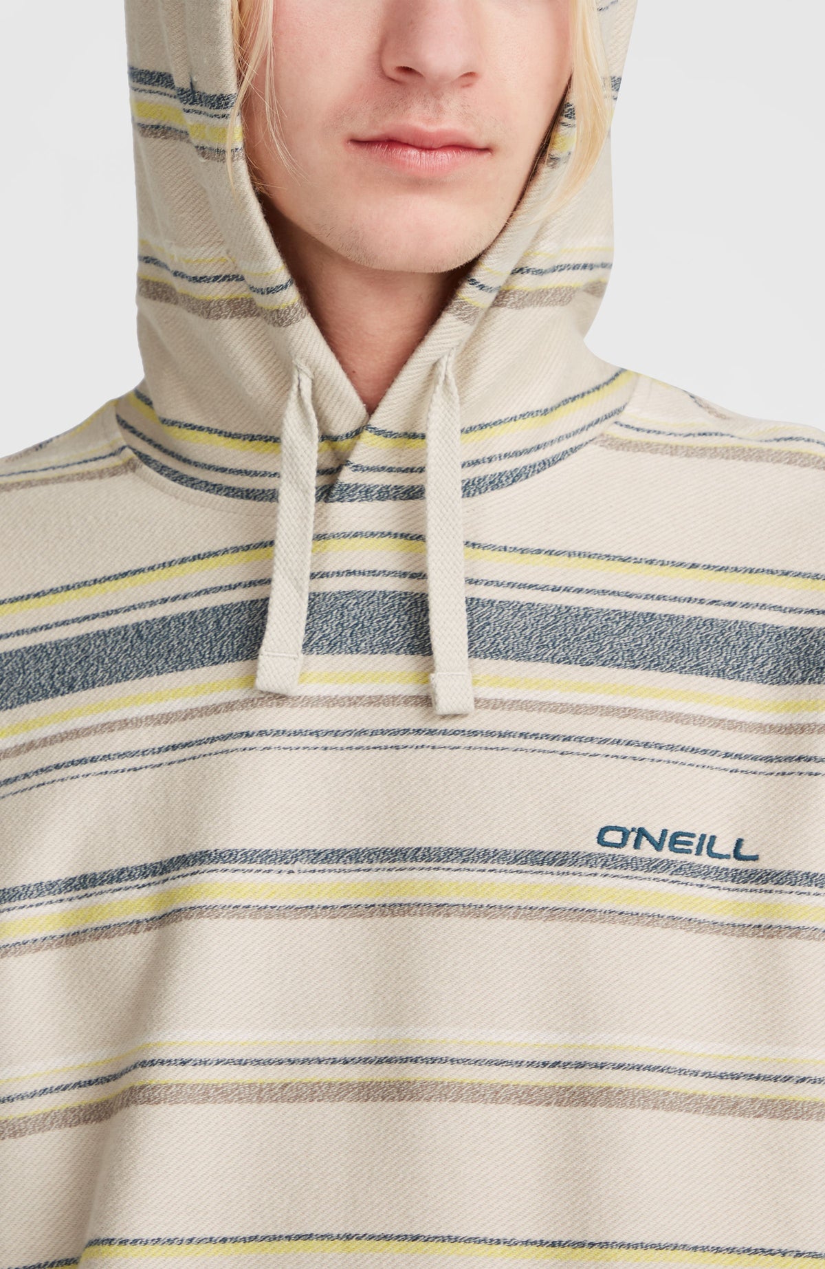 Sweat à capuche Bavaro | Grey Vintage Stripe