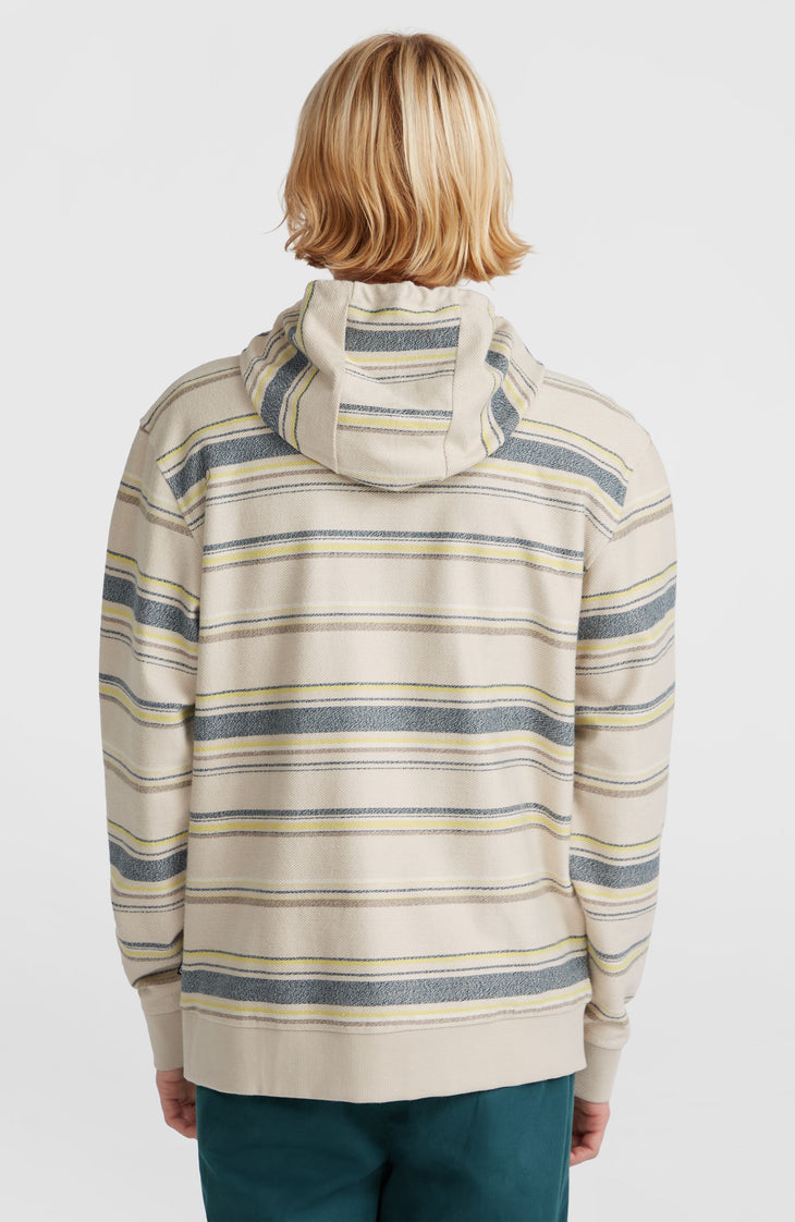 Sweat à capuche Bavaro | Grey Vintage Stripe