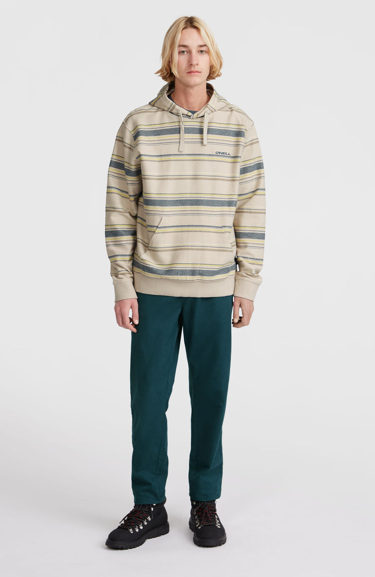 Sweat à capuche Bavaro | Grey Vintage Stripe