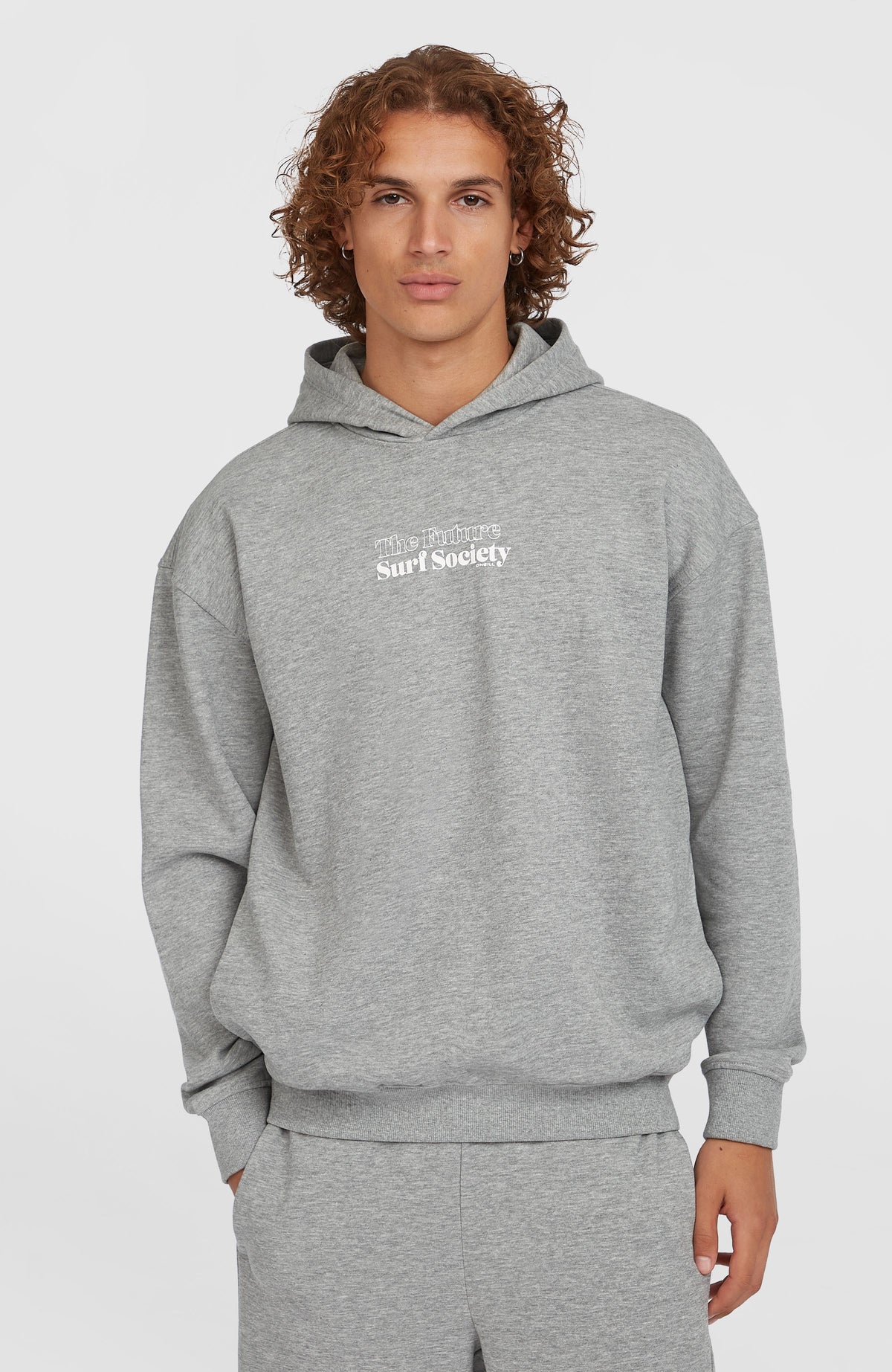 Sweat à capuche Future Surf Society | Silver Melee