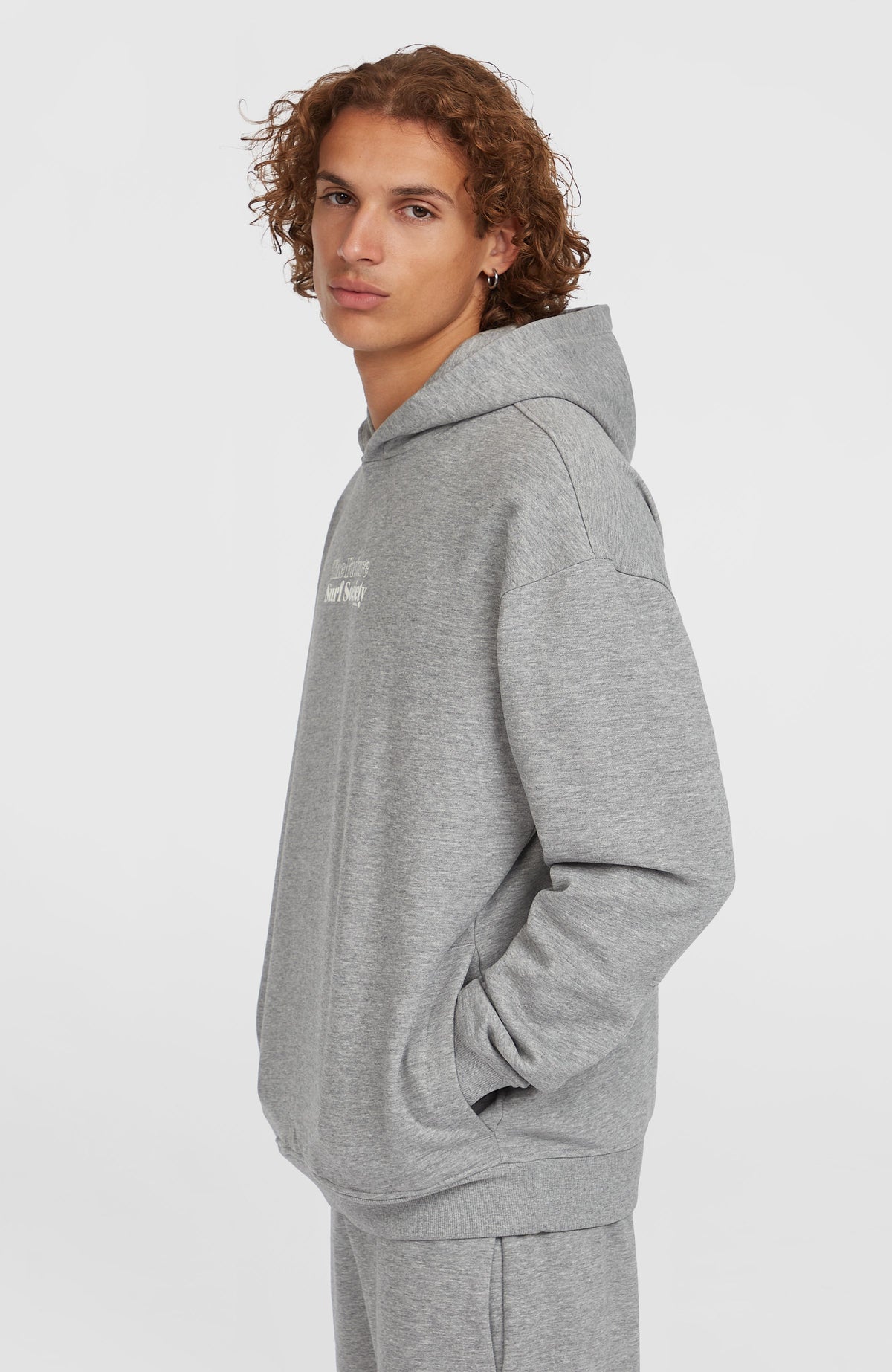Sweat à capuche Future Surf Society | Silver Melee