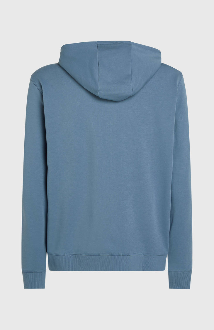 Sweat à capuche et zip intégral Small Logo | Copen Blue