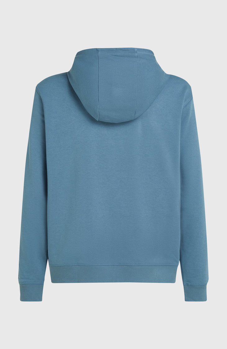 Sweat à capuche et zip intégral Small Logo | Mozart Blue