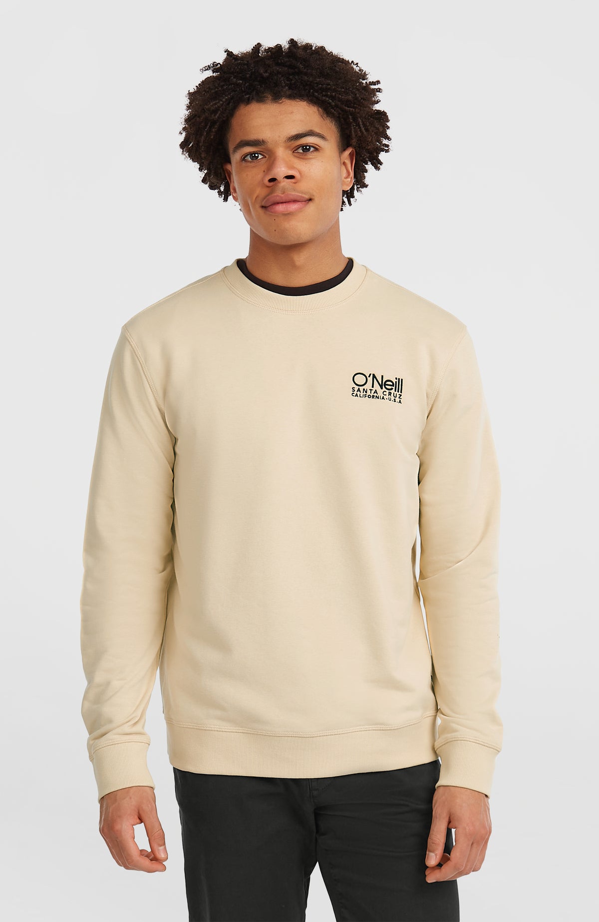 Sweatshirt à col rond Original Cali Logo | Macaron