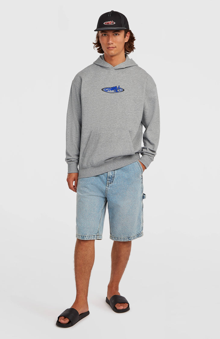 Sweat à capuche Essentials 90s Logo | Silver Melee