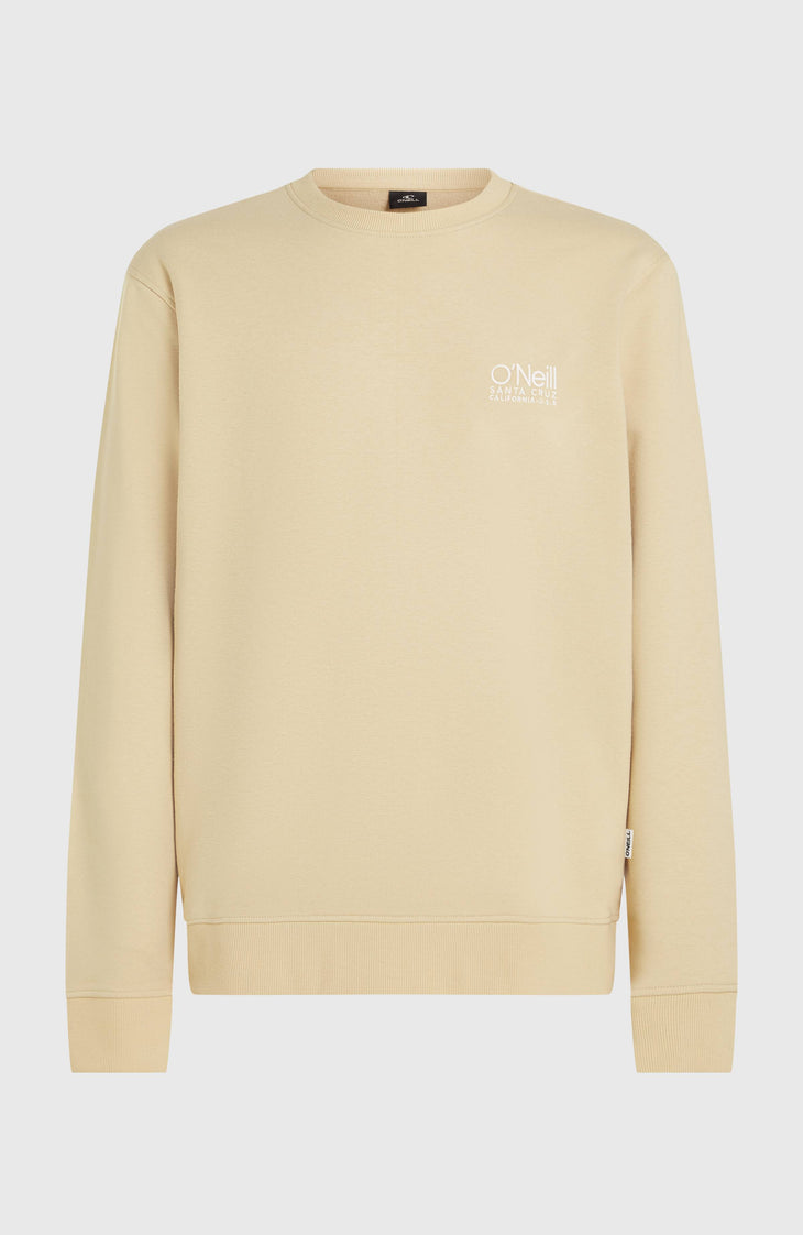 Sweatshirt à col rond Original Cali Logo | Cocoa Sand