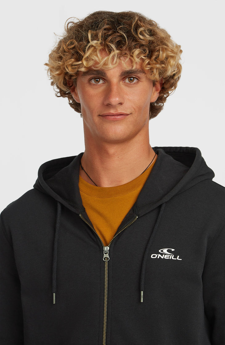 Sweat à capuche et zip intégral Small Logo | Black Out