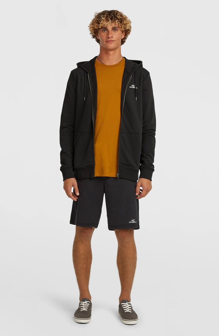 Sweat à capuche et zip intégral Small Logo | Black Out