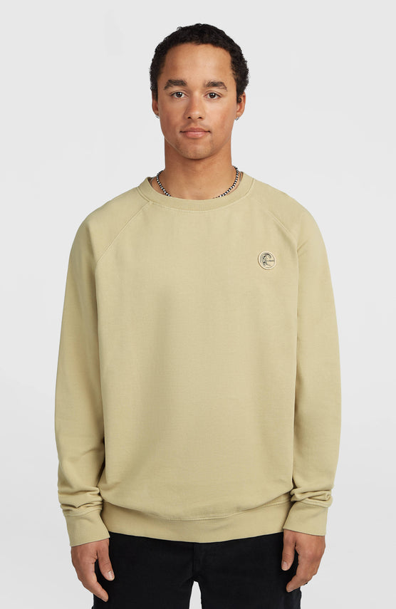Sweatshirt à col rond O'Riginals Badge Crew | Olive Blush