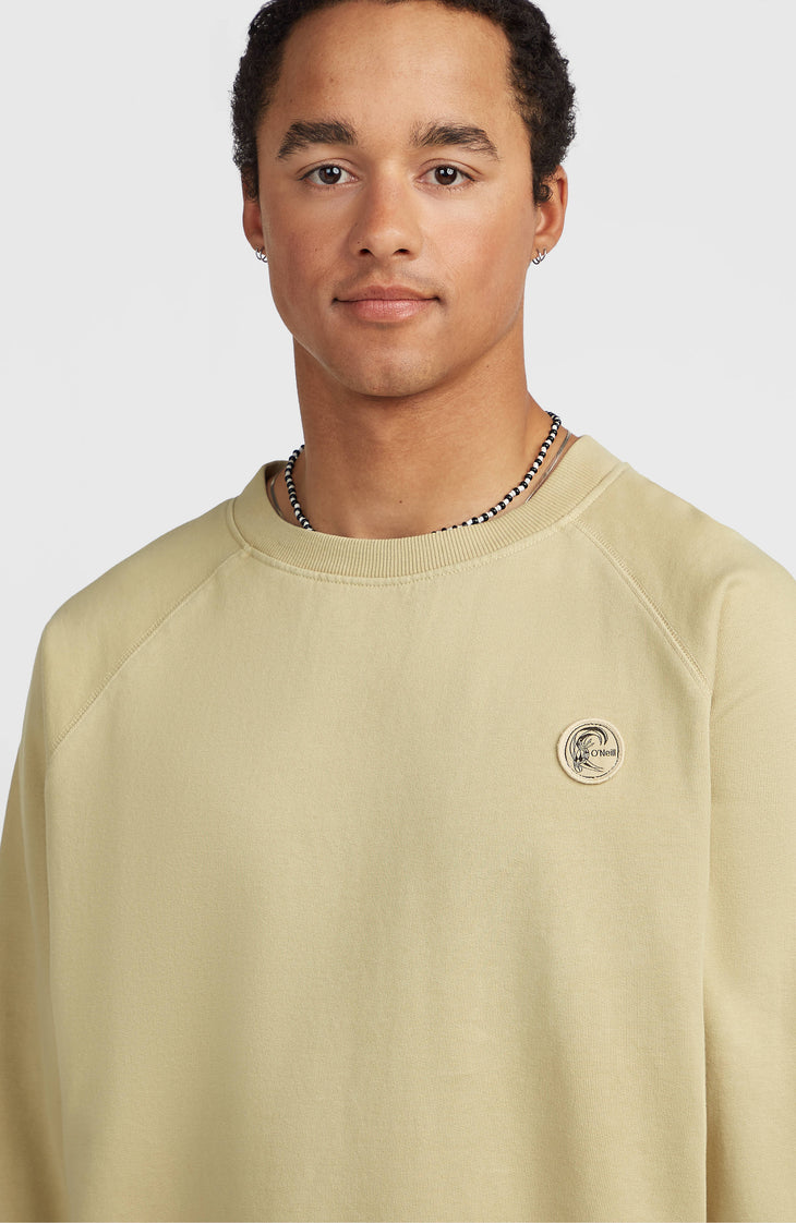 Sweatshirt à col rond O'Riginals Badge Crew | Olive Blush