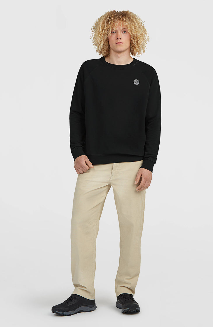 Sweatshirt à col rond O'Riginals Badge Crew | Black Out