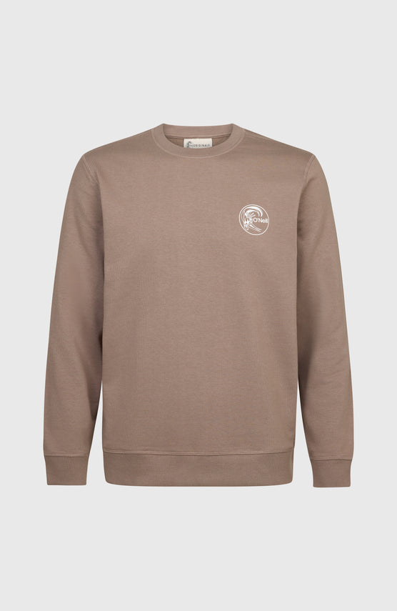 Pull O'Riginals Chest Print Crew | Pure Cashmere