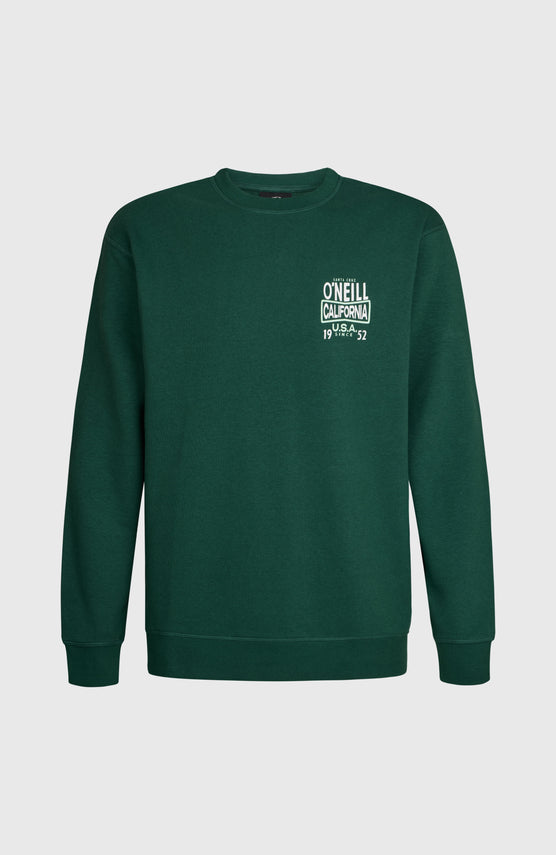 Sweatshirt O'Neill Small Logo Crew | Emerald Envy