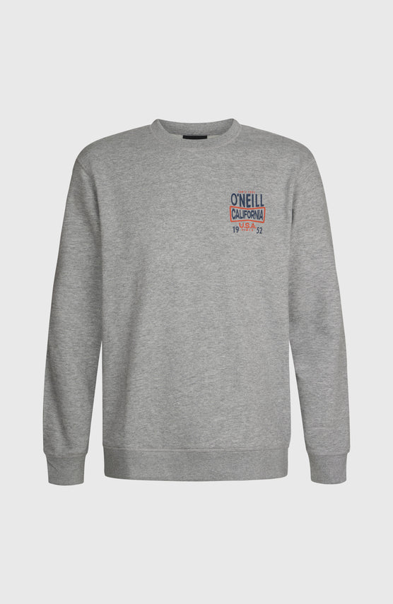Sweatshirt O'Neill Small Logo Crew | Silver Melee