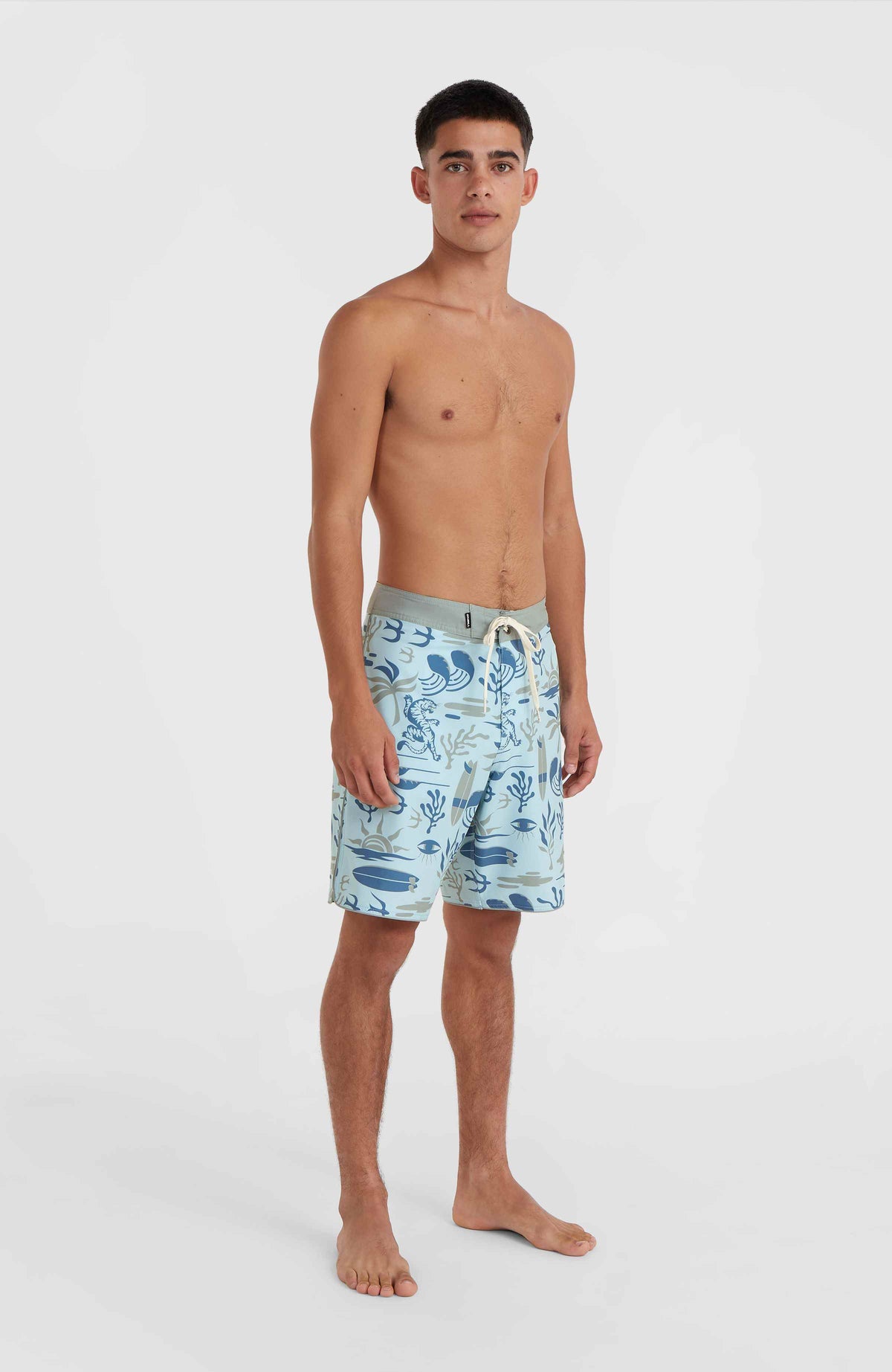 Boardshort Hyperfreak Mysto Scallop 19 | Blue Sky Mysto Scallop