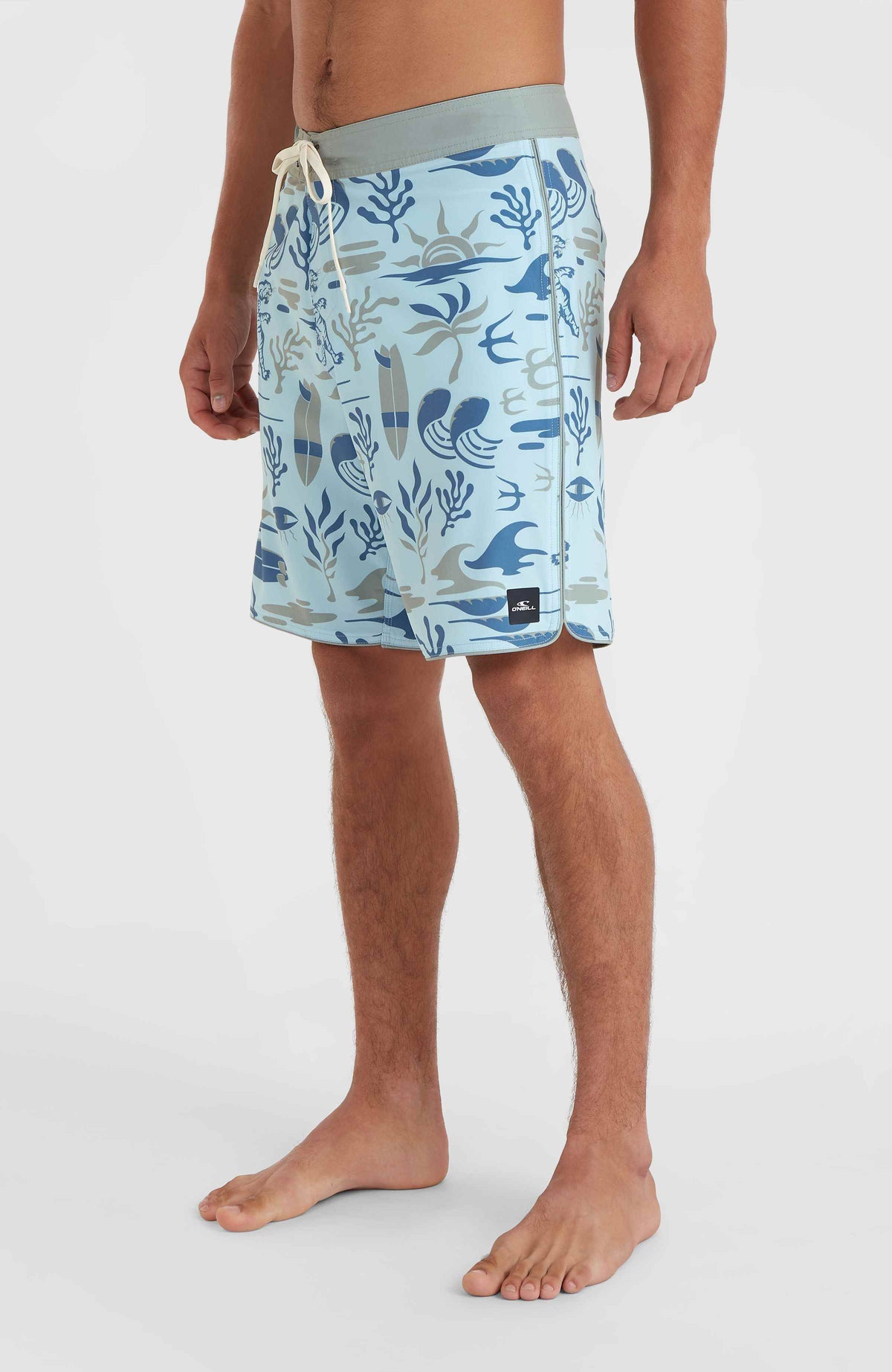 Boardshort Hyperfreak Mysto Scallop 19 | Blue Sky Mysto Scallop