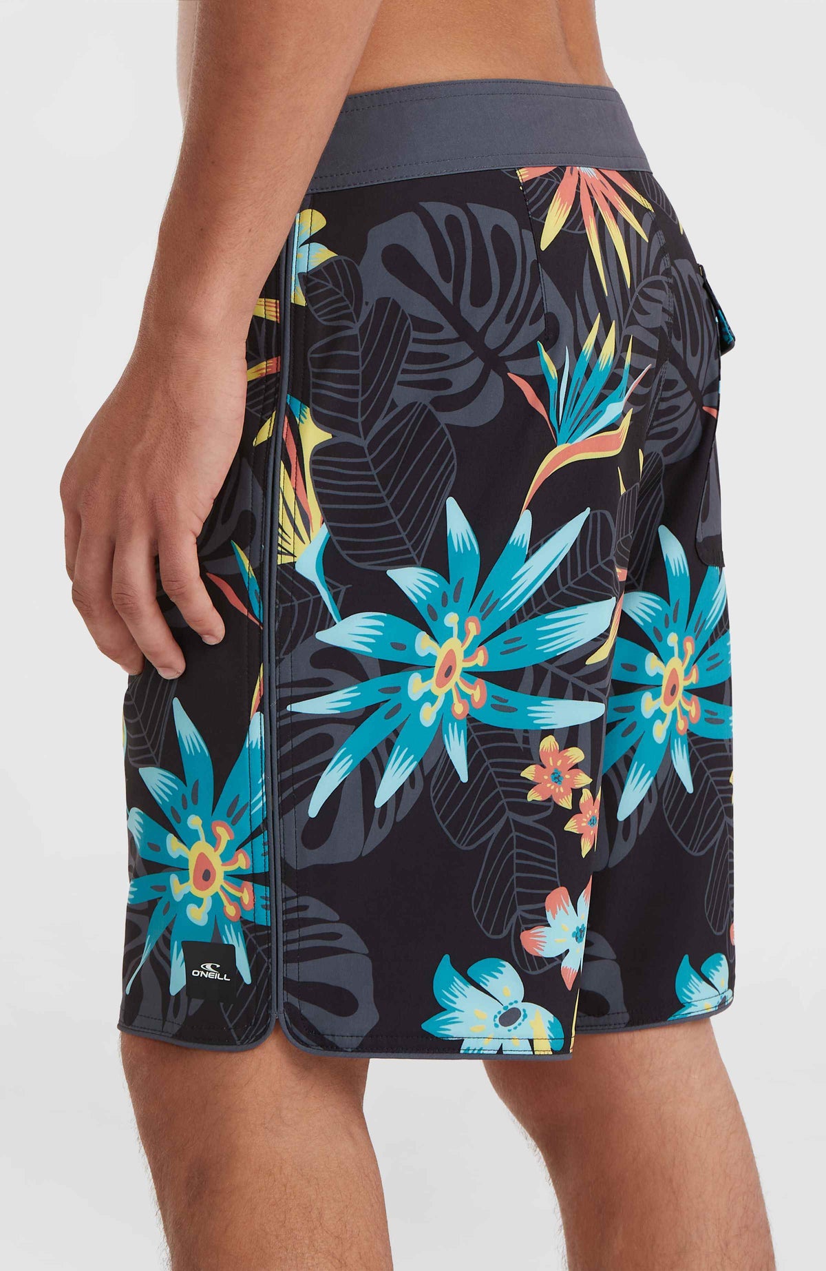 Boardshort Hyperfreak Mysto Scallop 19 | Black Mysto Scallop