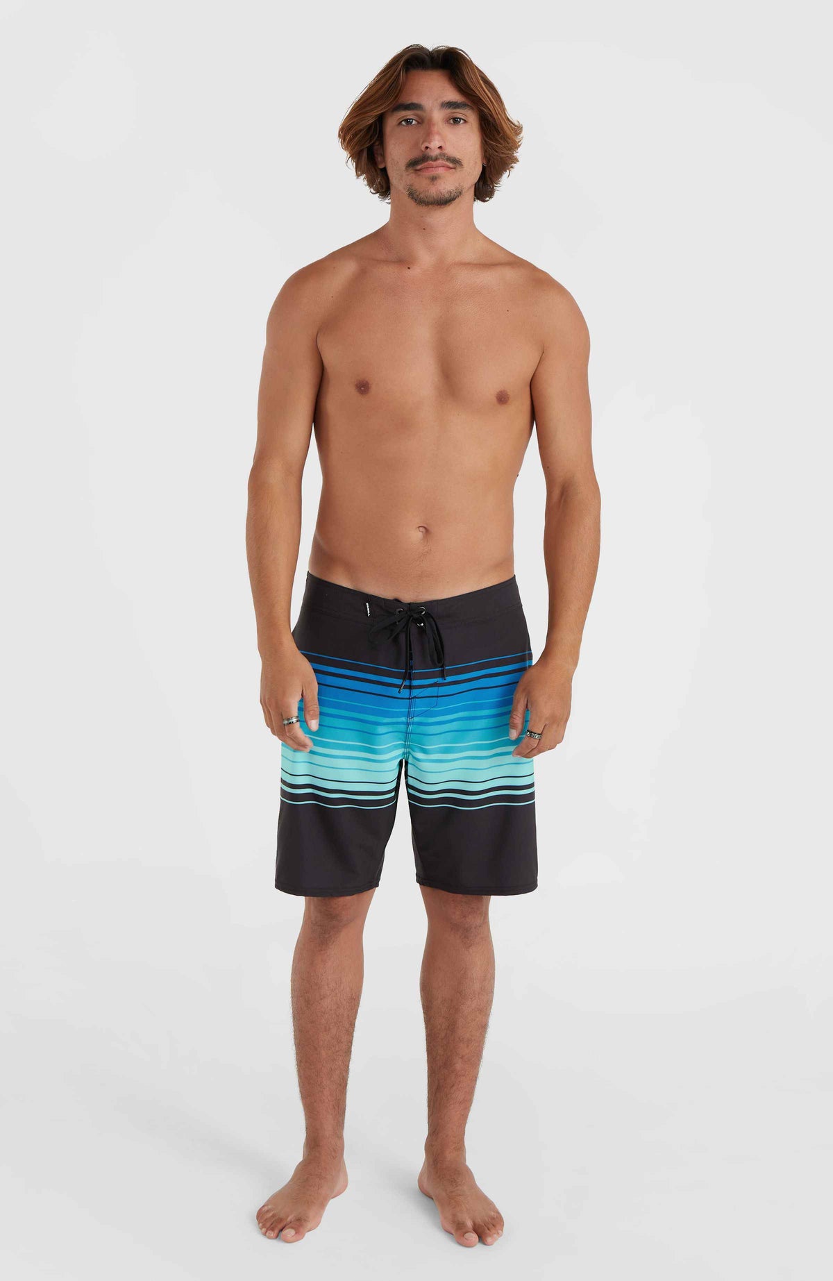 Boardshort Hyperfreak Heat Stripe Line 19 | Black Stripe Panel