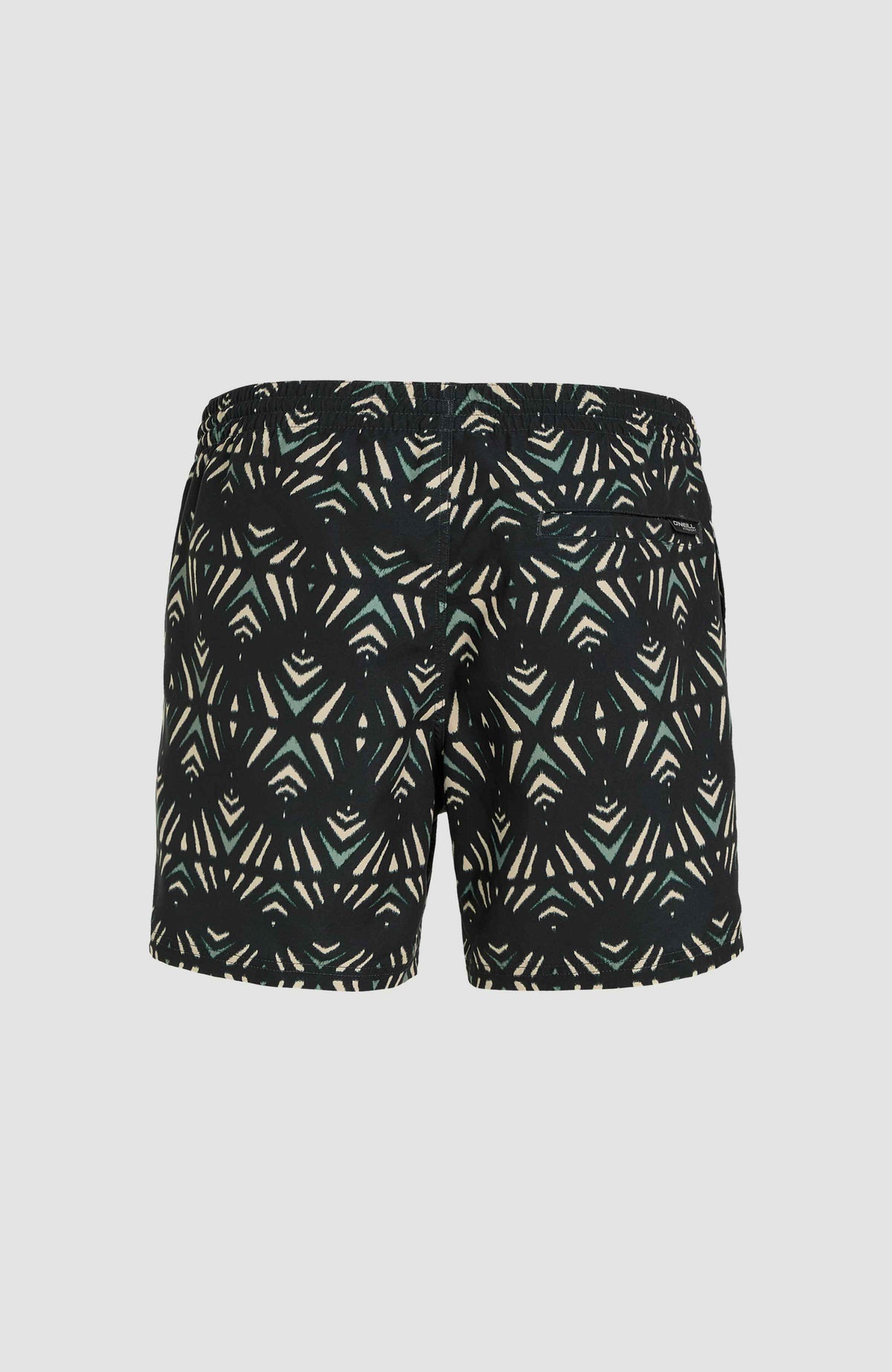 Short de bain Mix and Match Cali Print 15'' | Black Fade IKAT
