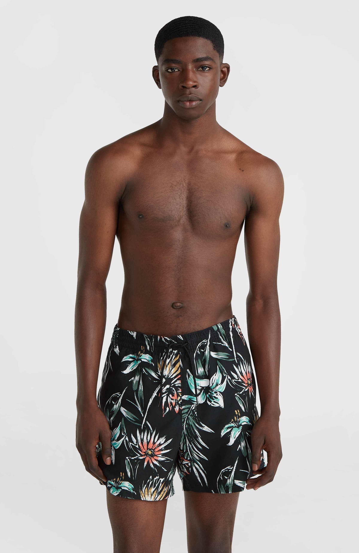 Short de bain Mix and Match Cali Print 15'' | Black Tropicana