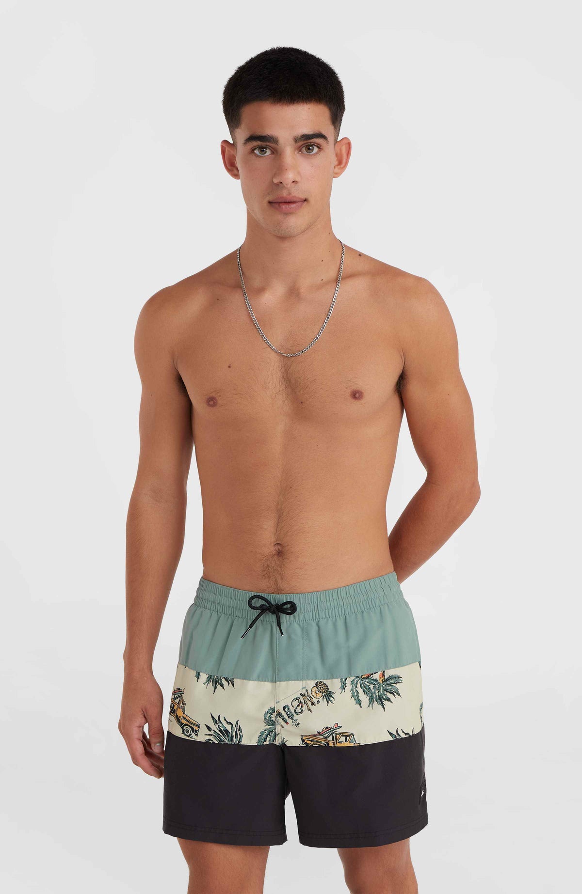 Short de bain Mix and Match Cali Block 15'' | Beige Venice Beach
