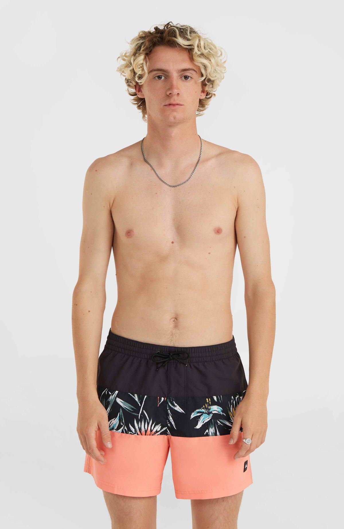 Short de bain Mix and Match Cali Block 15'' | Black Tropicana