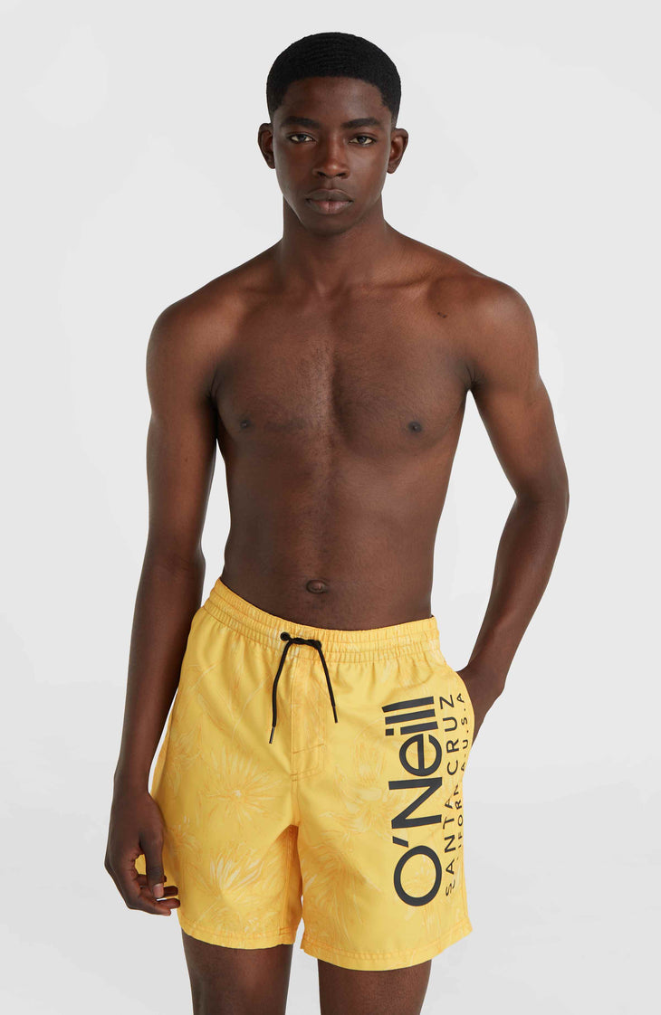 Short de bain Mix and Match Cali 16'' | Yellow Tonal Tropicana