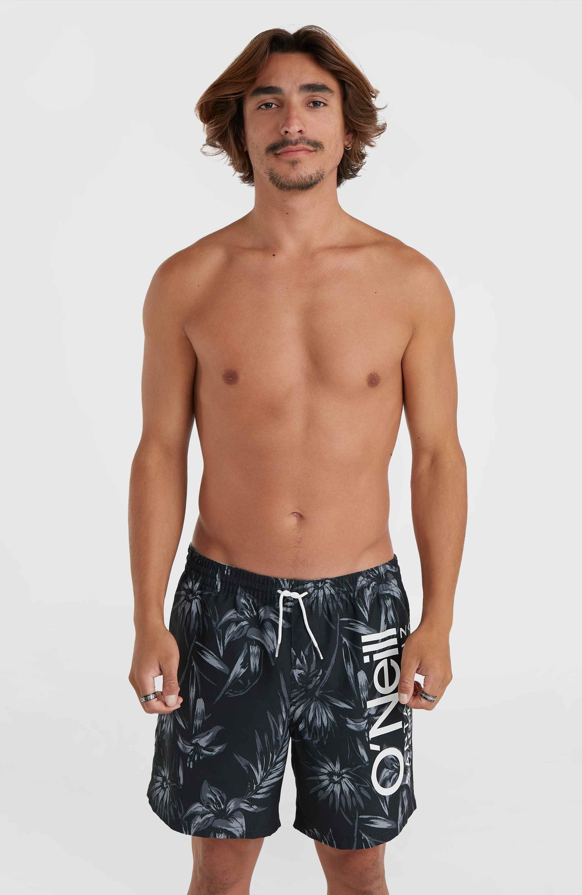 Short de bain Mix and Match Cali 16'' | Black Tonal Tropican