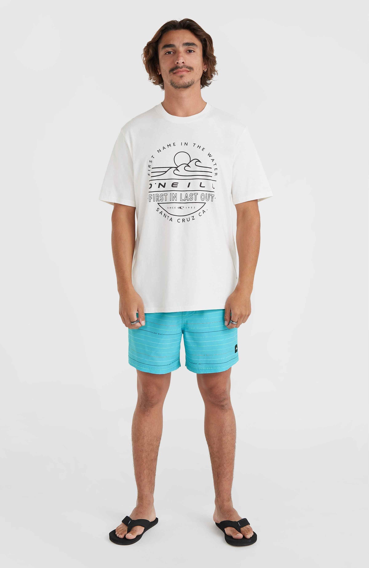 Short de bain Jack O'Neill Cali First 15 | Blue First Name Stripe