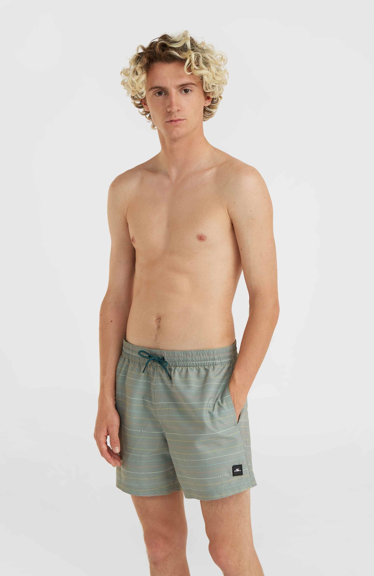 Short de bain Jack O'Neill Cali First 15 | Green First Name Stripe
