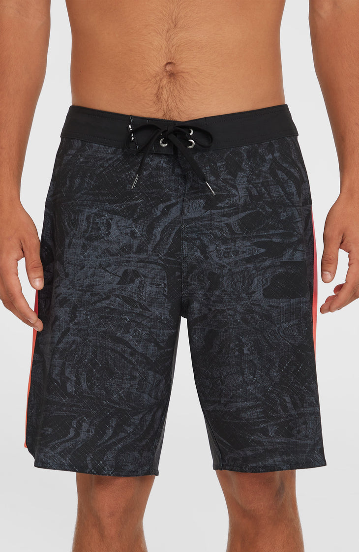 Boardshort Hyperfreak Tech Panel 19 | Black Pink/Orange Panel