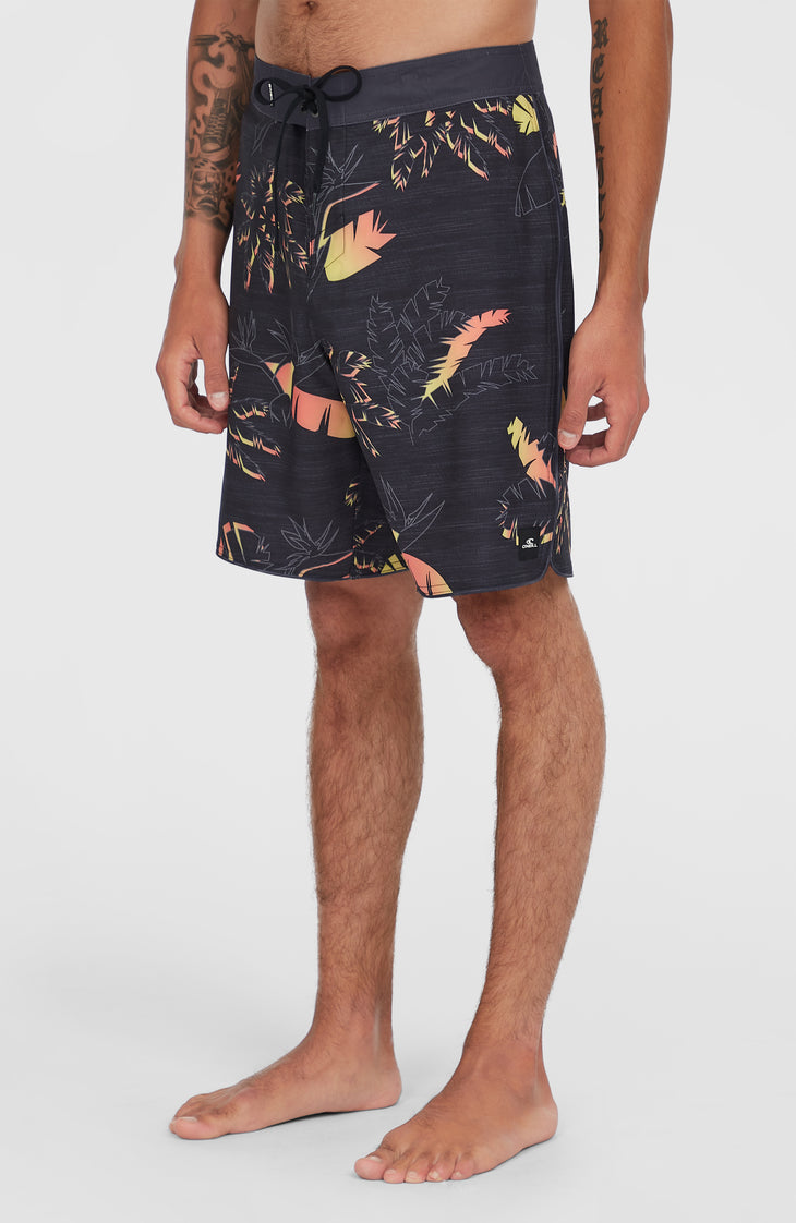 Boardshort Hyperfreak Mysto Scallop 19 | Black Mysto Scallop