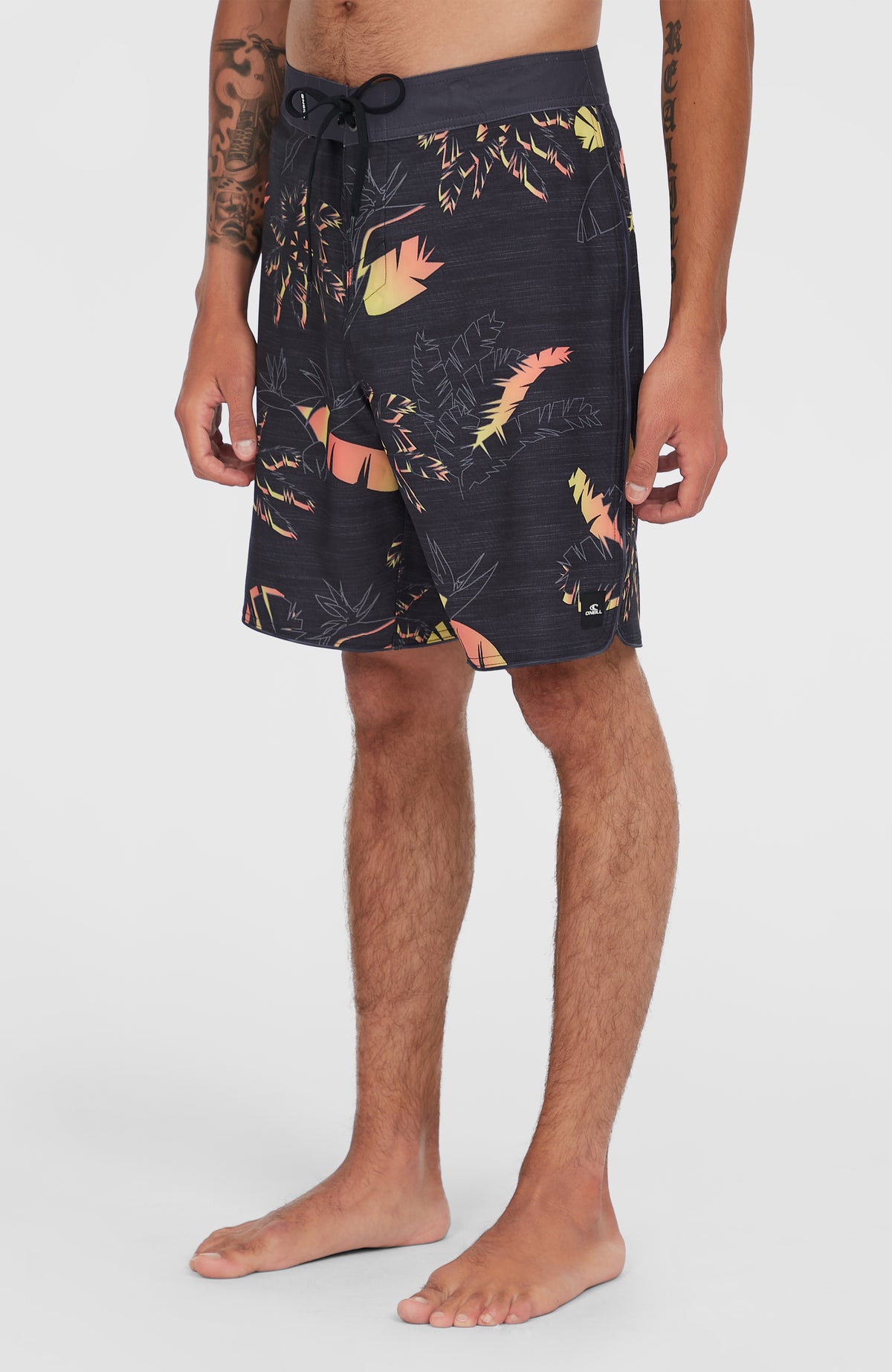 Boardshort Hyperfreak Mysto Scallop 19 | Black Mysto Scallop